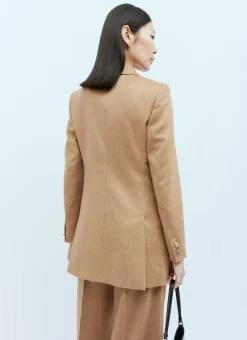 Double Breasted Wool Blazer