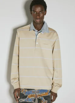 Double Collar Rugby Polo Shirt