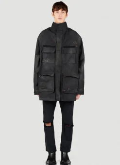 Double Front Parka Jacket