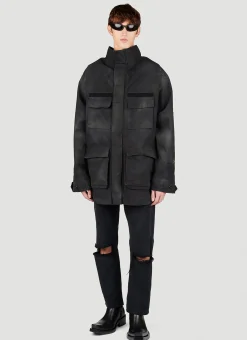 Double Front Parka Jacket