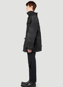 Double Front Parka Jacket