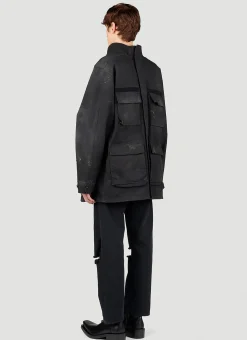 Double Front Parka Jacket