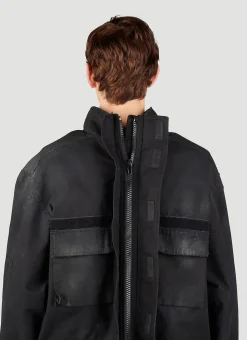 Double Front Parka Jacket