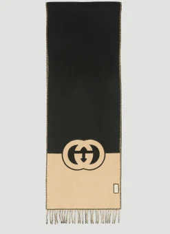 Double G Bicolour Scarf