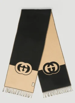 Double G Bicolour Scarf