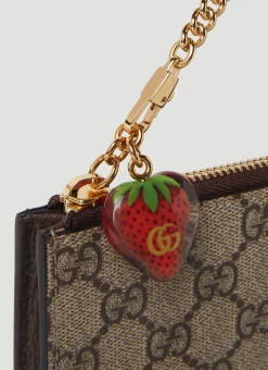 Double G Strawberry Clutch Bag