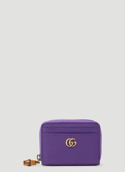 Double G Zip Top Wallet