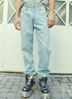 Double Waist Denim Jeans