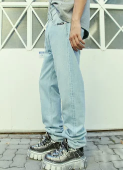 Double Waist Denim Jeans