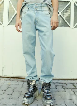 Double Waist Denim Jeans