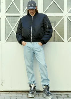 Double Waist Denim Jeans