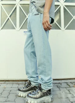 Double Waist Denim Jeans