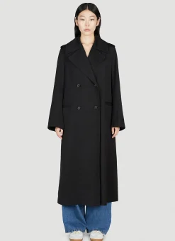 Double-Breasted Fluid Summer Coat