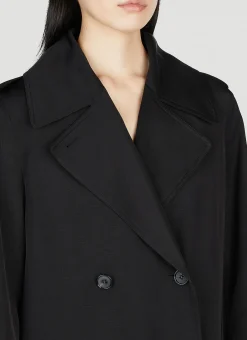 Double-Breasted Fluid Summer Coat