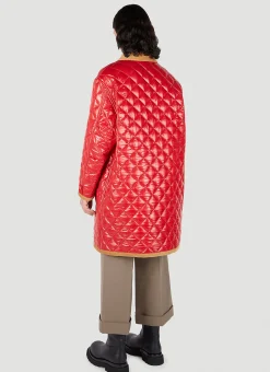 Double-Breasted Quilted Coat