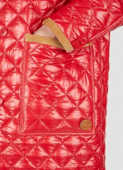 Double-Breasted Quilted Coat