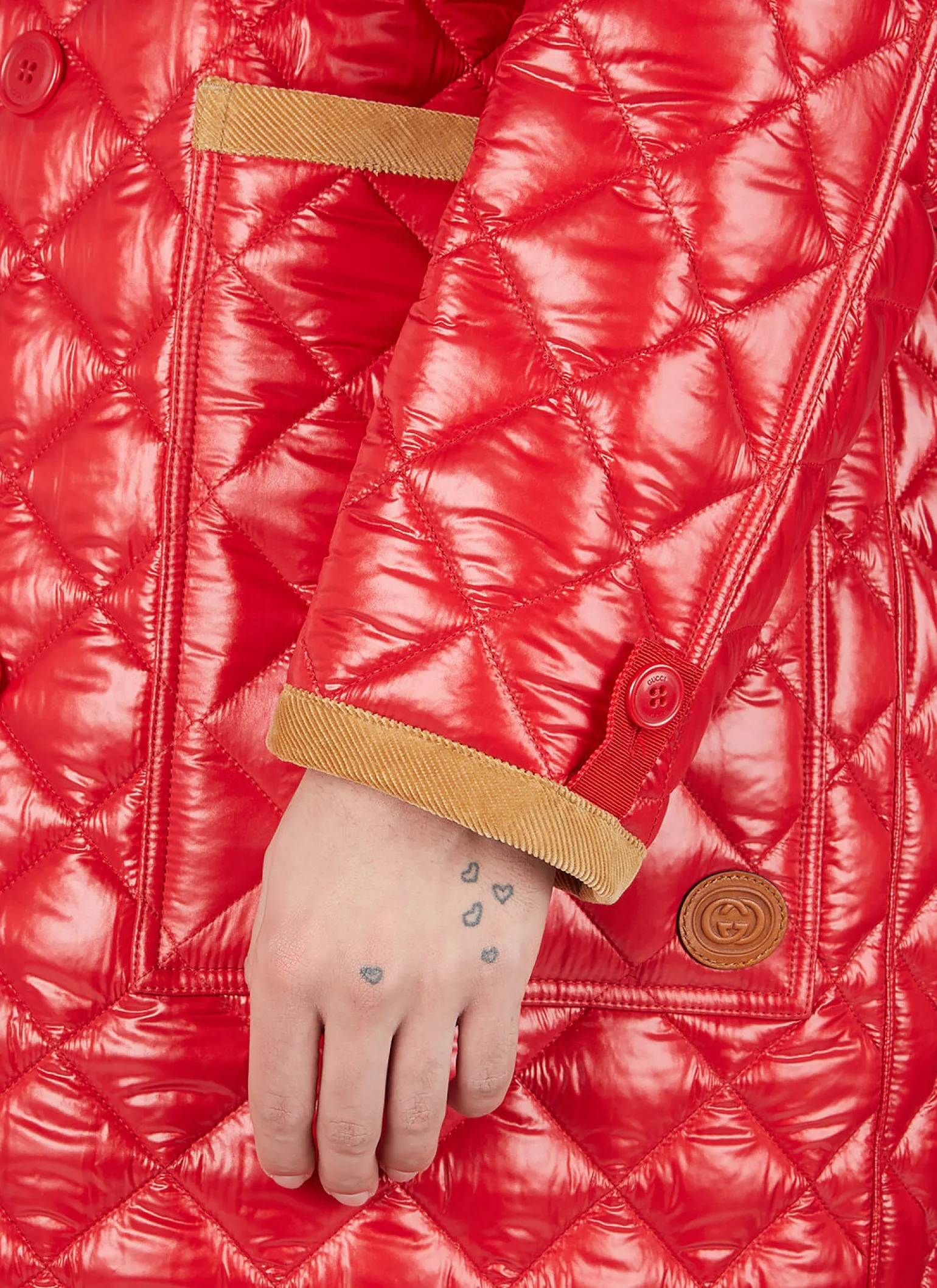 Double-Breasted Quilted Coat