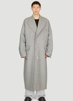 Double-Breasted Wool Coat