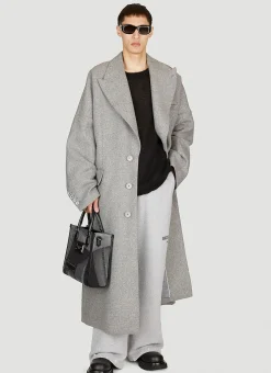 Double-Breasted Wool Coat