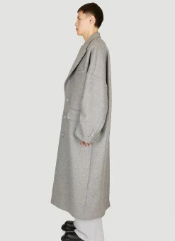 Double-Breasted Wool Coat