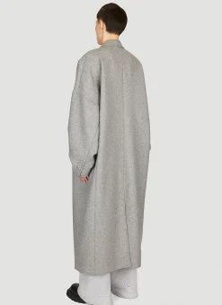 Double-Breasted Wool Coat