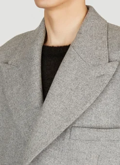Double-Breasted Wool Coat