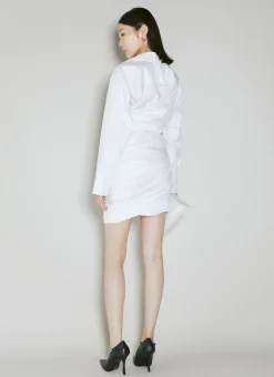Draped Back Dress