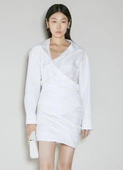 Draped Back Dress