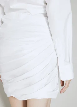 Draped Back Dress