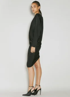 Draped Fluid Dress