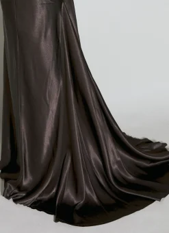 Draped Maxi Skirt