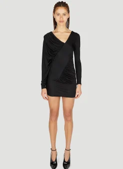 Draped Mini Dress