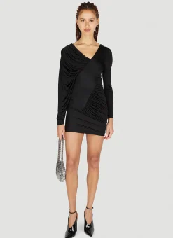 Draped Mini Dress