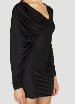 Draped Mini Dress