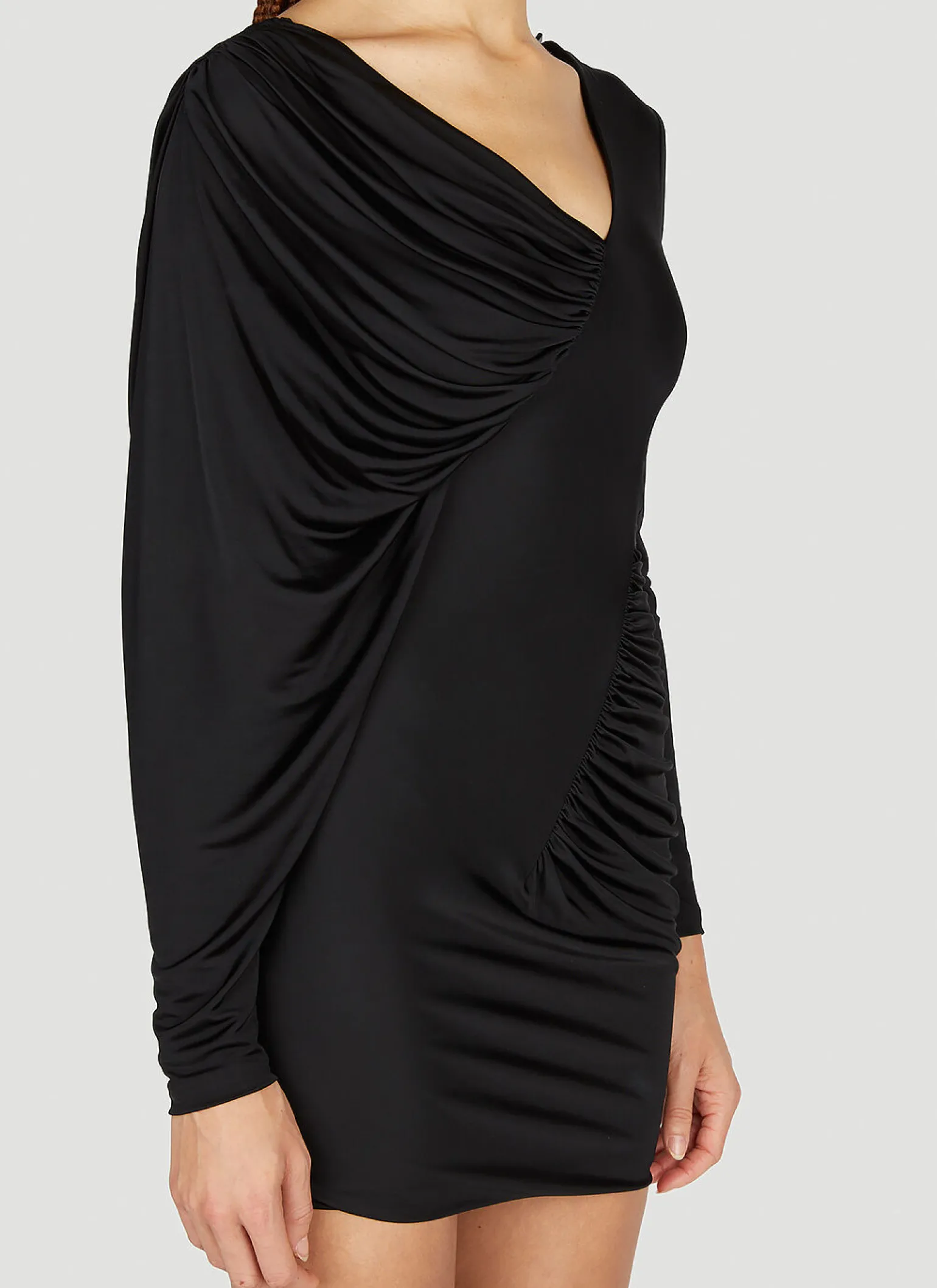 Draped Mini Dress