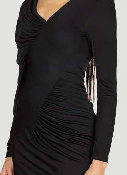 Draped Mini Dress