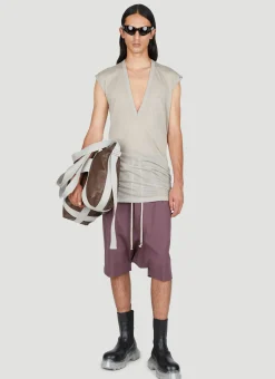 Drawstring Bermuda Shorts