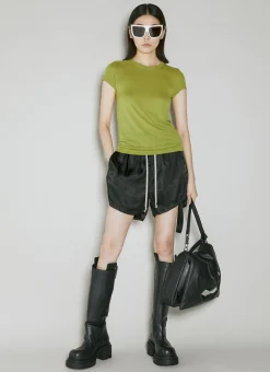 Drawstring Satin Shorts