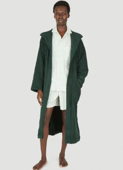 Drawstring Striped Sleep Shorts