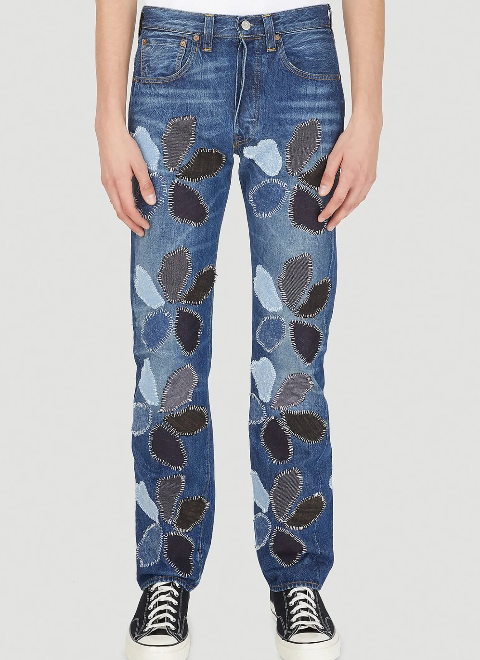 Drop 6 Flowers Jeans