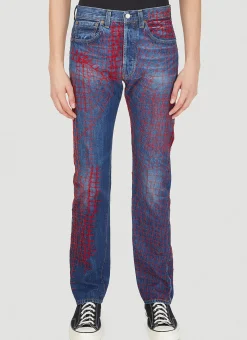 Drop 6 Web Stitch Jeans