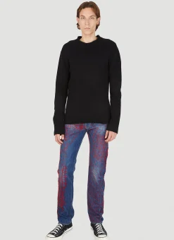 Drop 6 Web Stitch Jeans