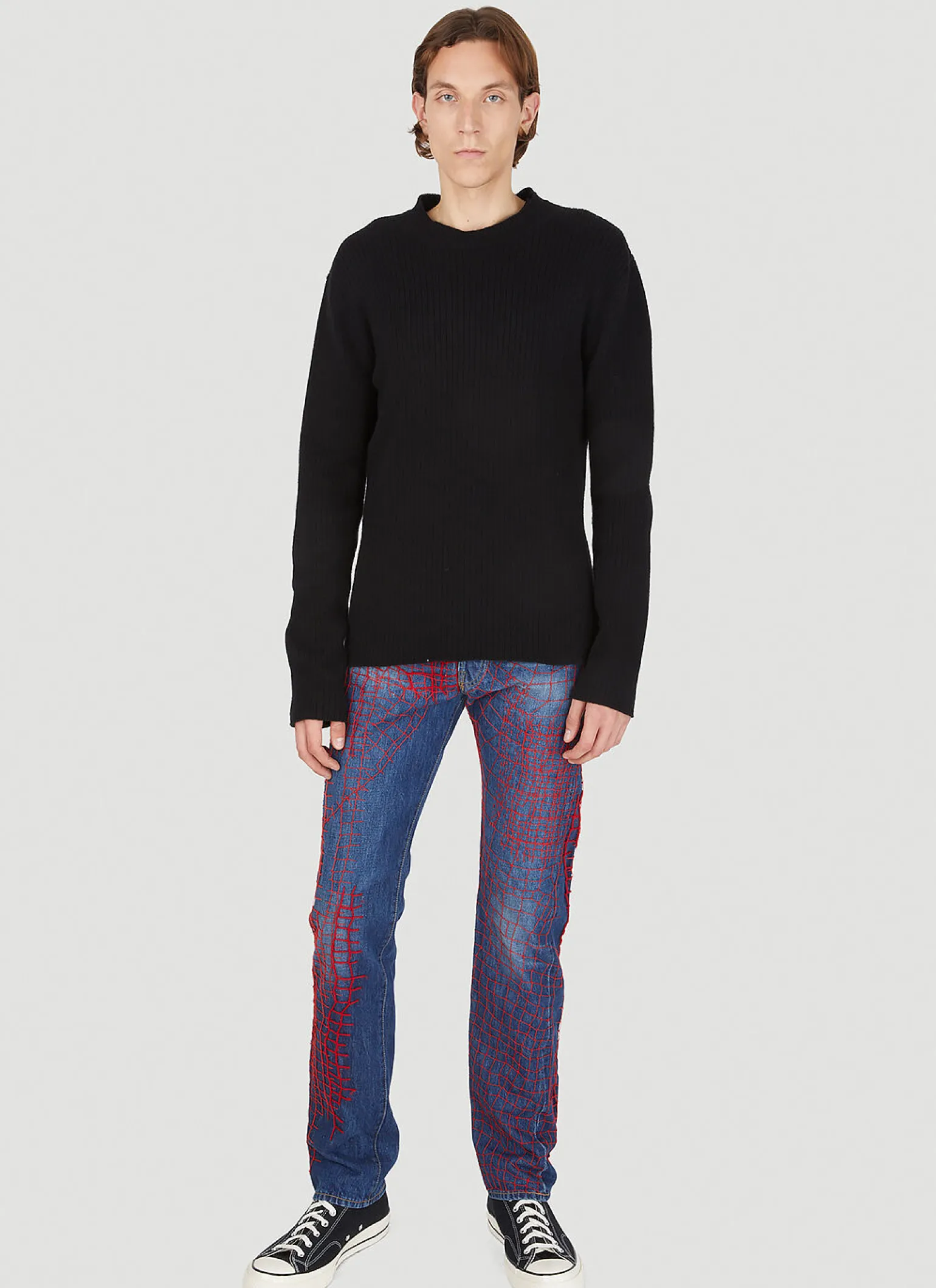 Drop 6 Web Stitch Jeans