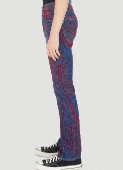 Drop 6 Web Stitch Jeans