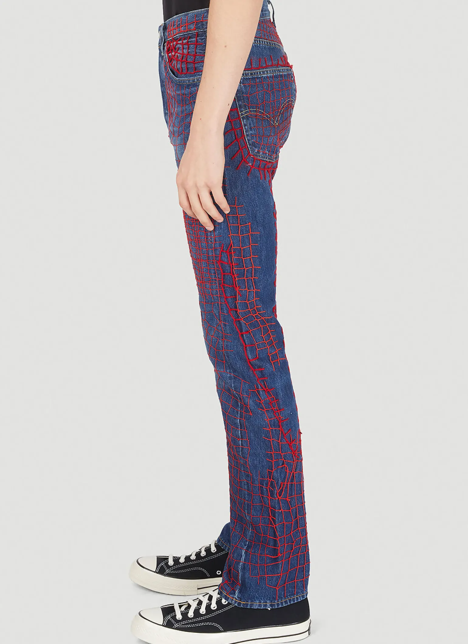 Drop 6 Web Stitch Jeans