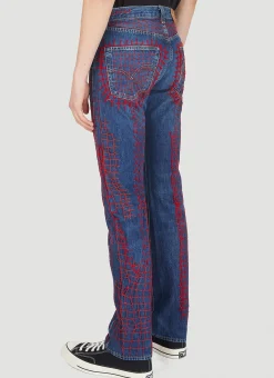 Drop 6 Web Stitch Jeans