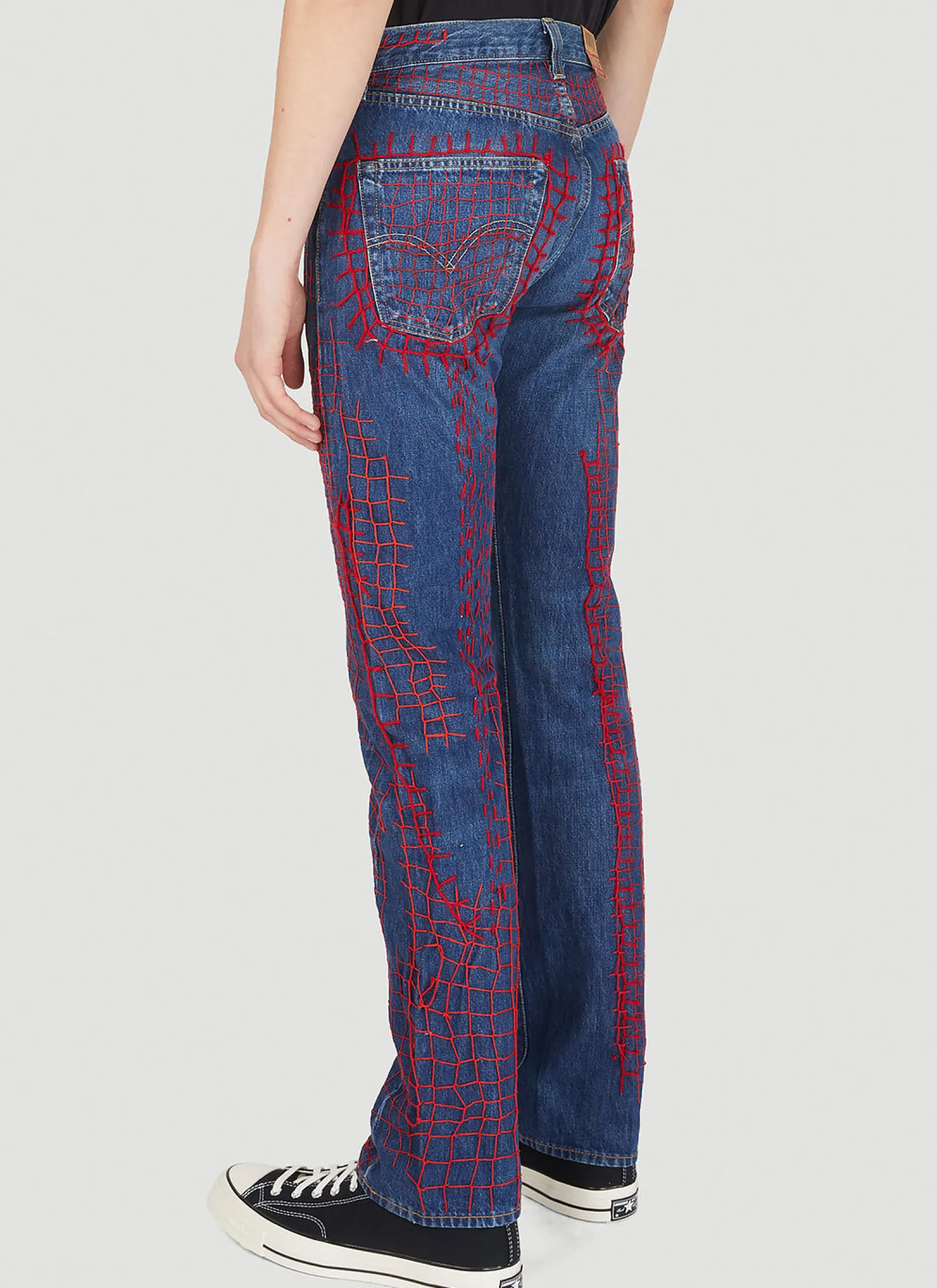 Drop 6 Web Stitch Jeans