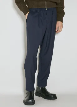 Elasticated Waistband Wool Pants