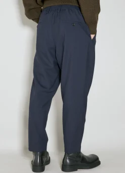 Elasticated Waistband Wool Pants