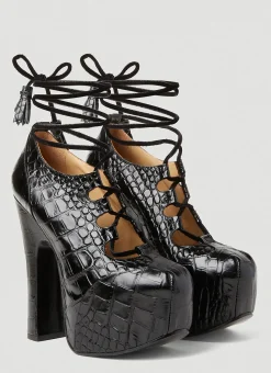 Elevated Ghillie Platform Shoes